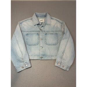 AGOLDE Blaze Mens Denim Jacket Medium Sample Light Wash Retail $348 Rare NWOT